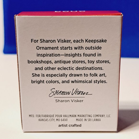 2023 Hallmark Halloween SWEET SUGAR SKULL Keepsake Ornament 1" MINIATURE - Picture 5 of 7